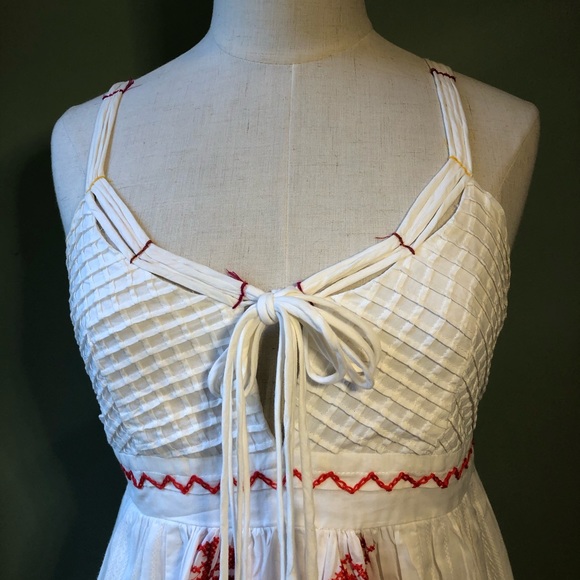 Esley Dresses & Skirts - Easley Latticework Crosstitched  Strappy Dress